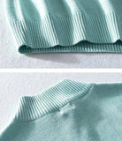 Autumn half zipper cotton sweater - Antonios