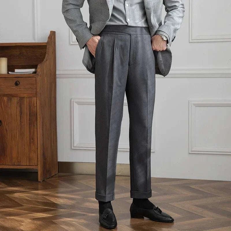 Autumn italian high - waist trousers - Antonios
