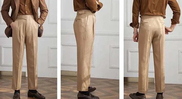 Autumn italian high - waist trousers - Antonios