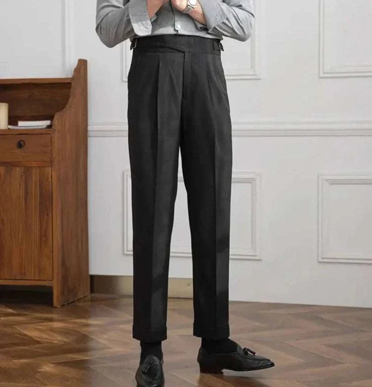 Autumn italian high - waist trousers - Antonios