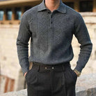 Autumn lapel regular fit sweater - Antonios