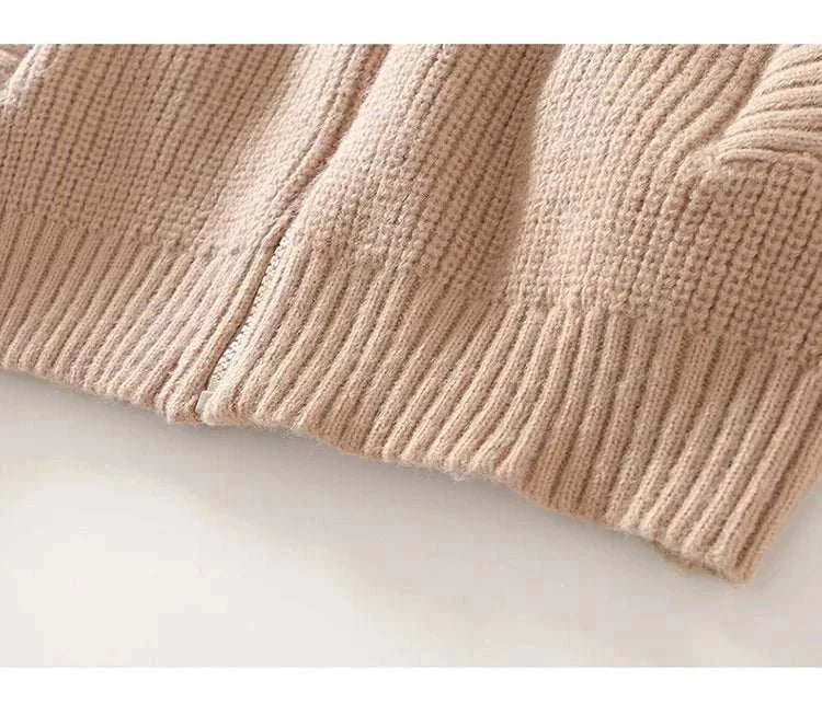 Autumn stand collar zipper - Antonios