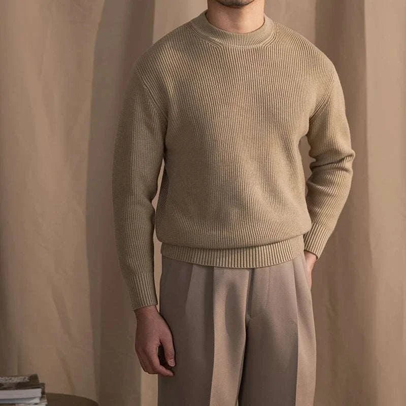 Autumn warm wool sweater - Antonios