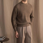 Autumn warm wool sweater - Antonios