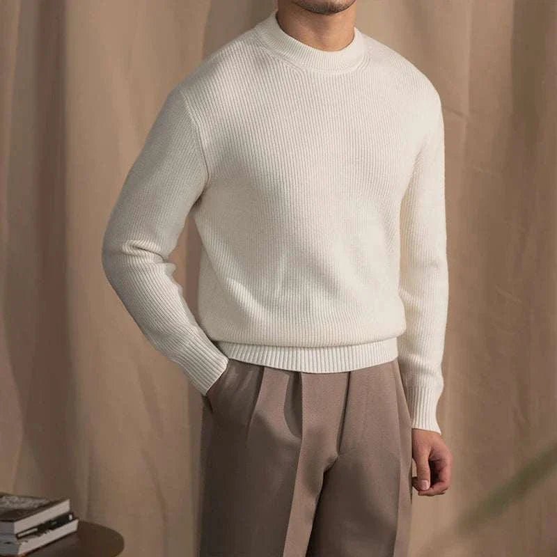 Autumn warm wool sweater - Antonios