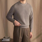 Autumn warm wool sweater - Antonios