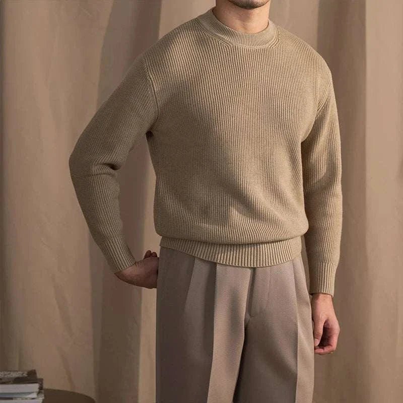 Autumn warm wool sweater - Antonios