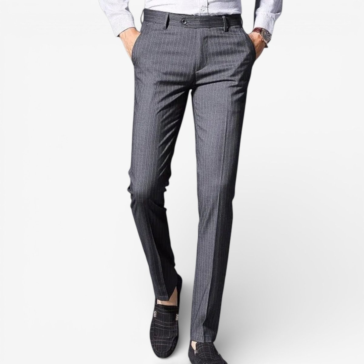 Belgian striped business pants - Antonios