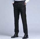 Belgian suit business pants - AntoniosClothing - Black