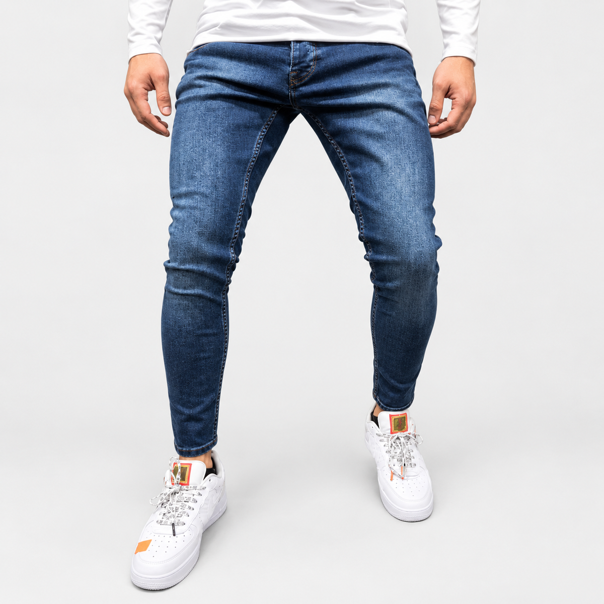 Antonios Ben Skinny Jeans — Dark blue