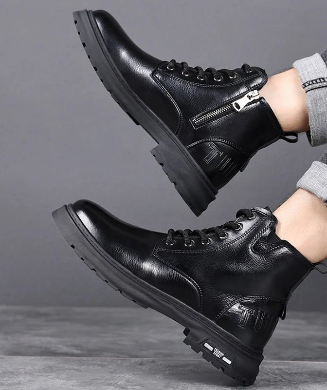 Boat genuine leather boots - Antonios