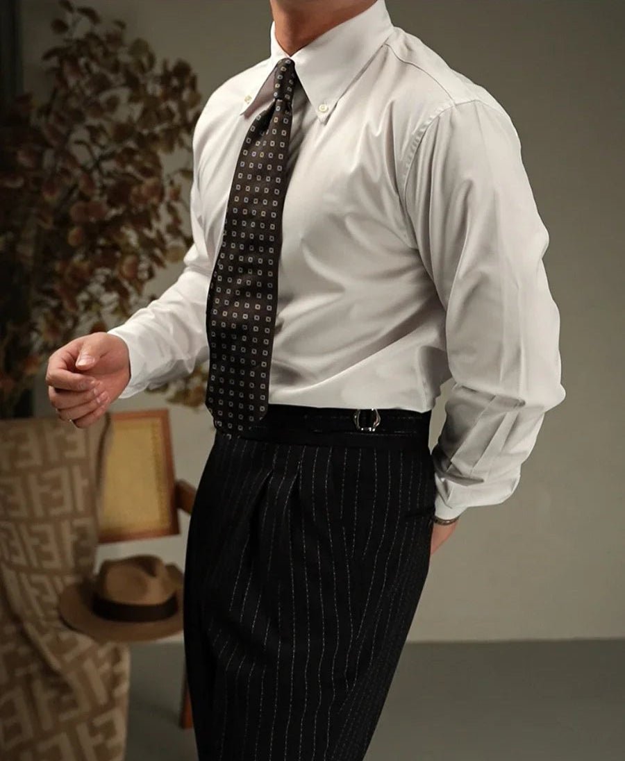 Body fit long sleeve shirt high quality evening wear - Antonios