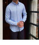 British Blue Plaid Shirt - Antonios