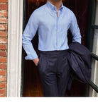 British Blue Plaid Shirt - Antonios