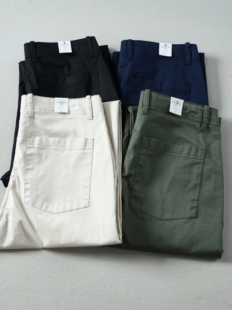 British cotton casual chinos - Antonios