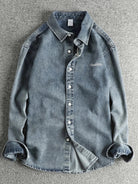 British denim washed shirt - Antonios