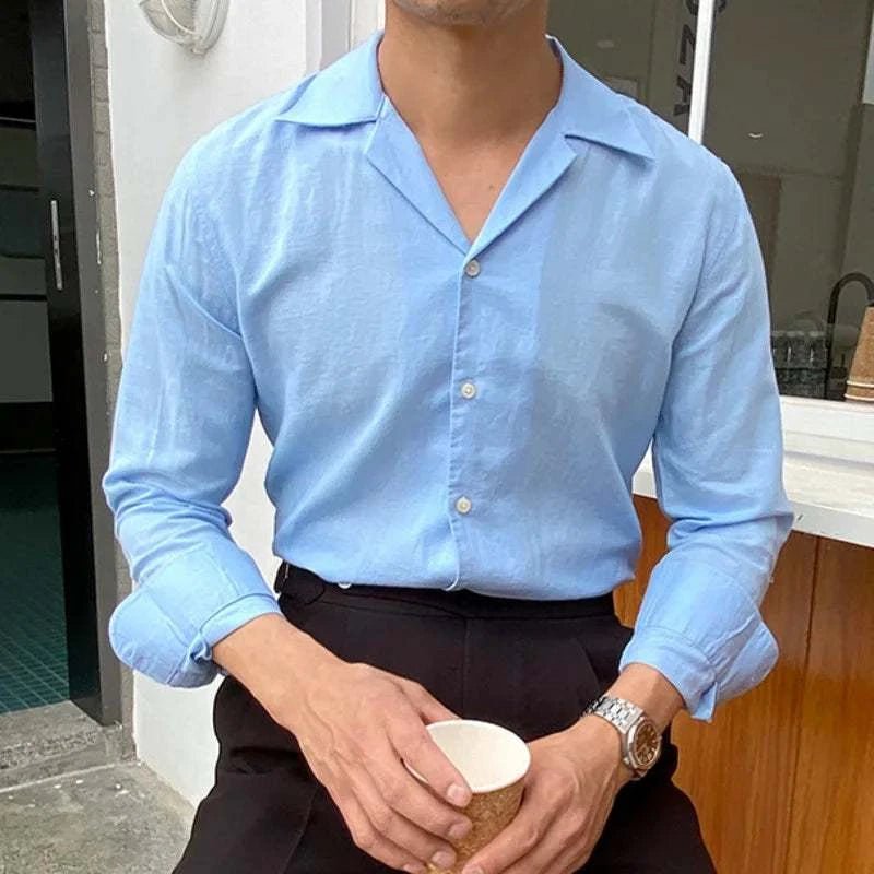 British elegant long sleeve shirt - Antonios