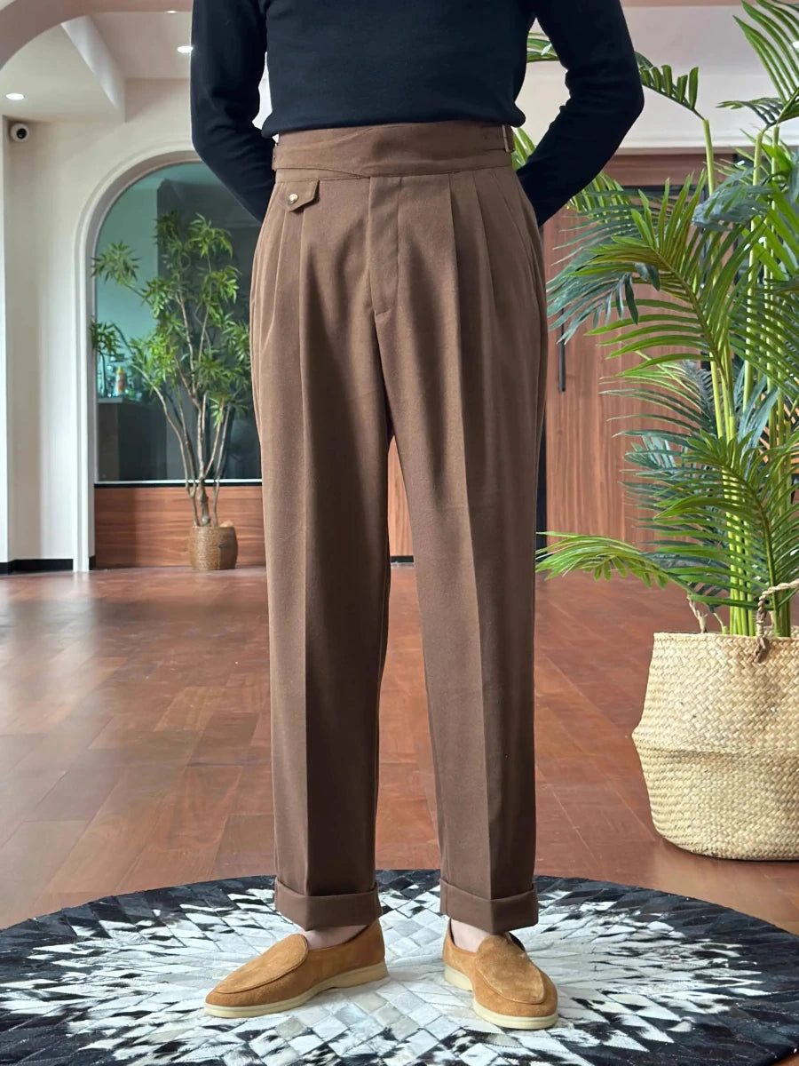 British high - waist old money trousers - Antonios