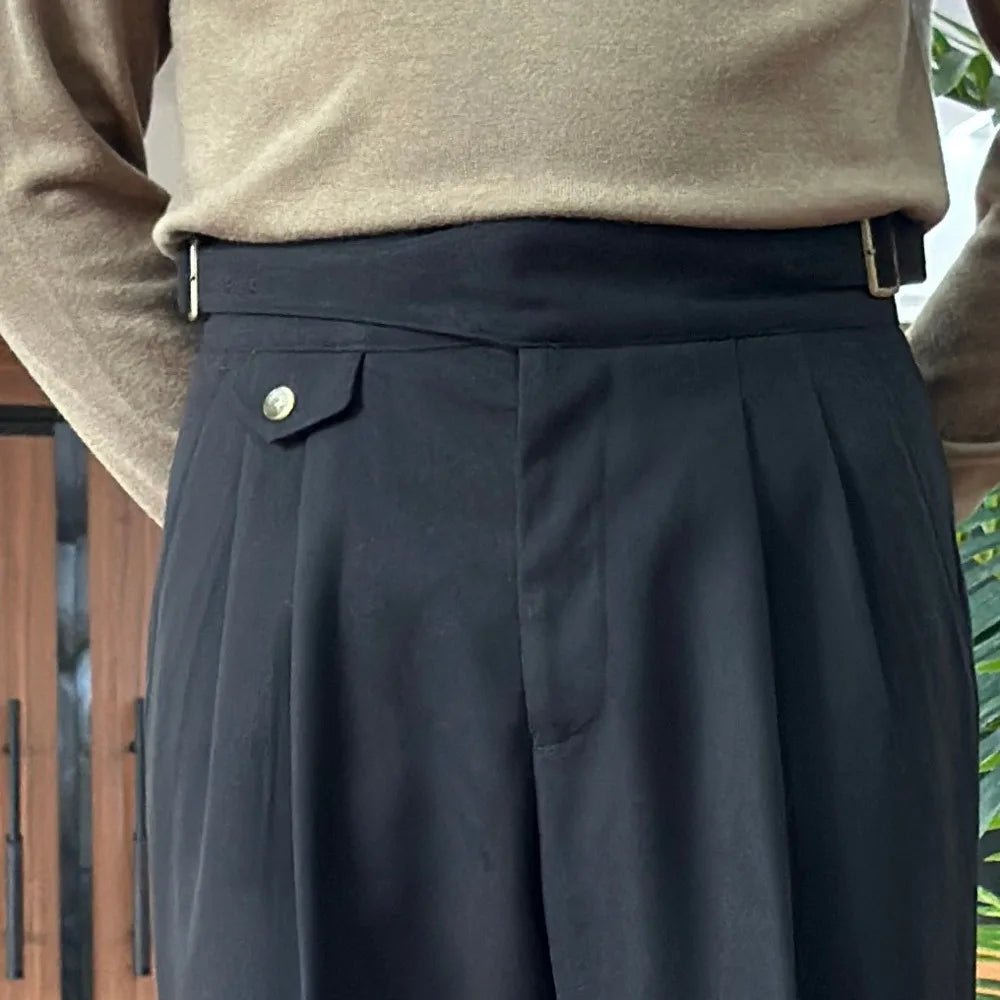 British high - waist old money trousers - Antonios