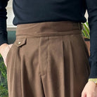 British high - waist old money trousers - Antonios