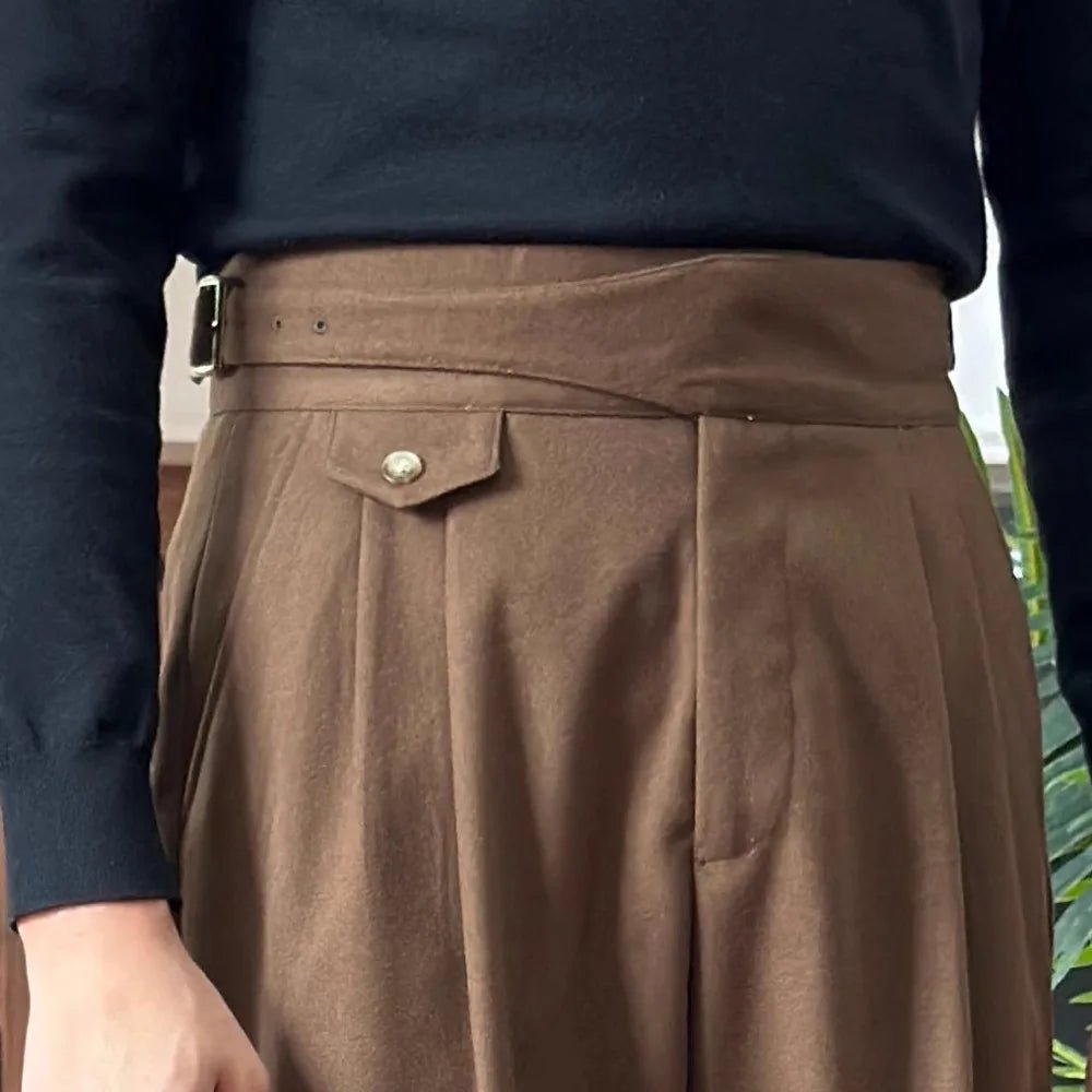 British high - waist old money trousers - Antonios