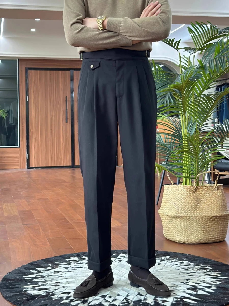 British high - waist old money trousers - Antonios