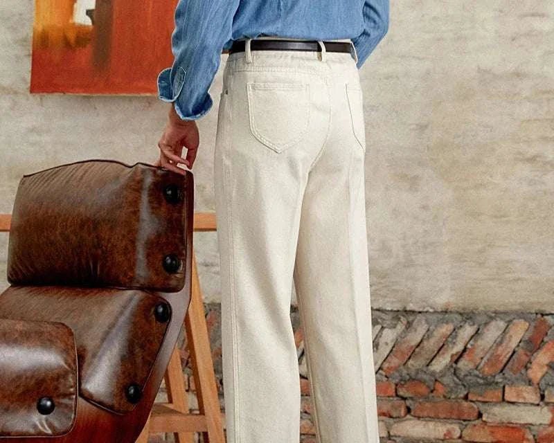 British pure cotton old money pants - Antonios