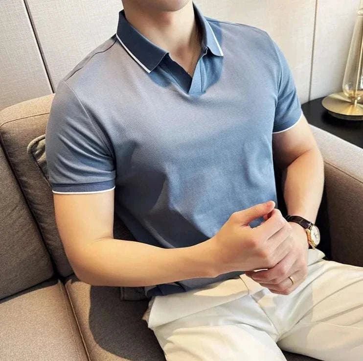 British slim fit summer polo t-shirt - Antonios