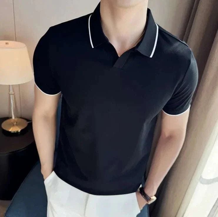 British slim fit summer polo t-shirt - Antonios