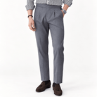British suit elegant pants - AntoniosClothing - Grey
