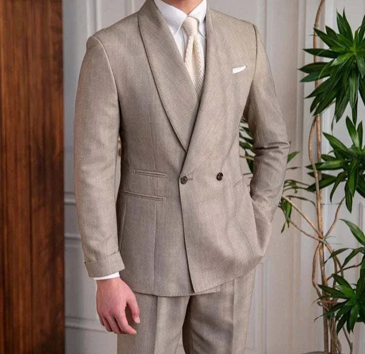 British wedding 2 pieces suit (pants + jacket) - Antonios