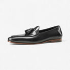 Brown patchwork tassel loafer - Antonios