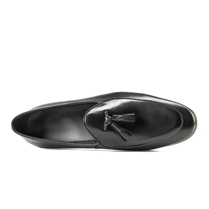 Brown patchwork tassel loafer - Antonios