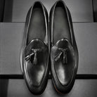 Brown patchwork tassel loafer - Antonios