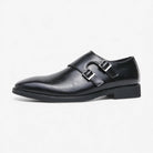 Buckle monk classic retro shoes - Antonios
