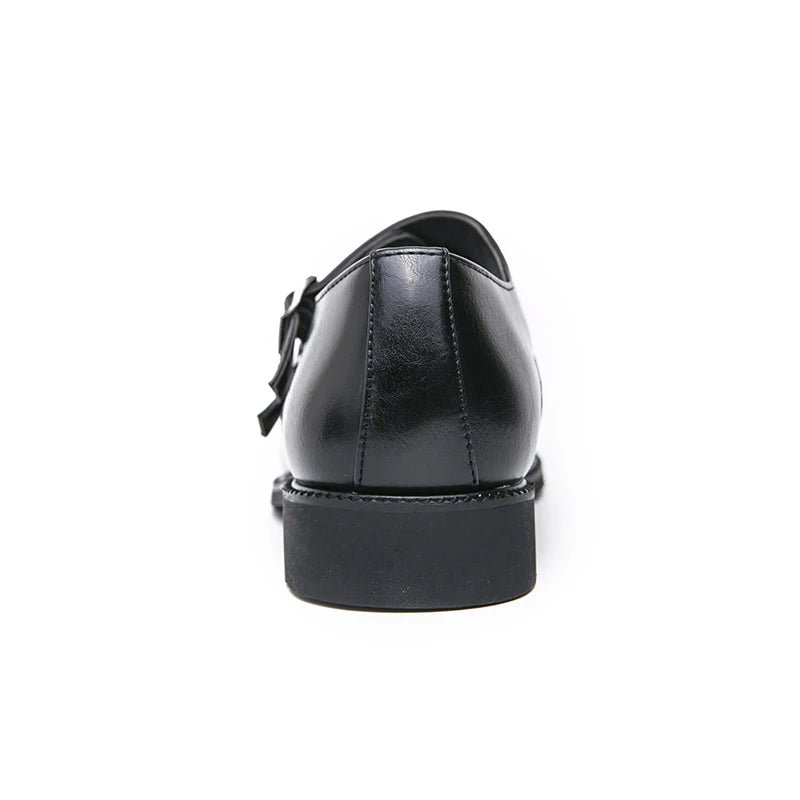 Buckle monk classic retro shoes - Antonios