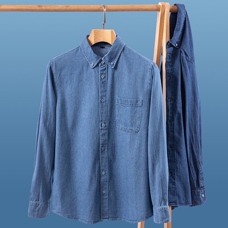 Business Casual Denim Shirt - Antonios