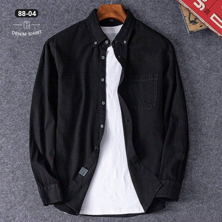 Business Casual Denim Shirt - Antonios