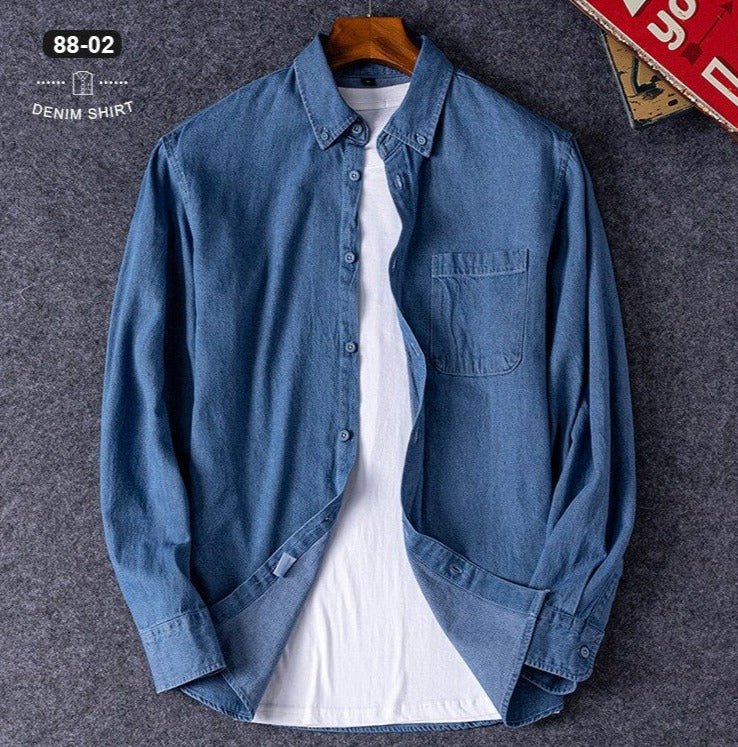 Business Casual Denim Shirt - Antonios