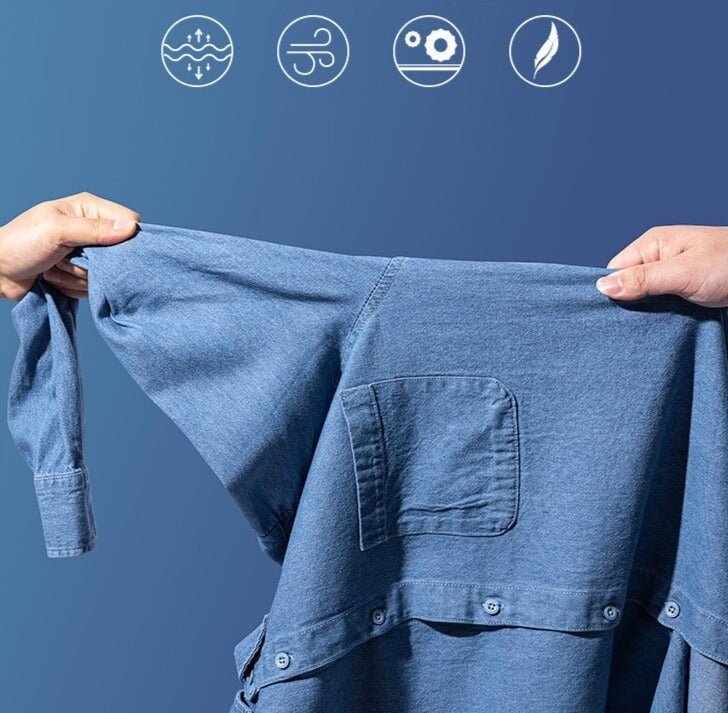 Business Casual Denim Shirt - Antonios