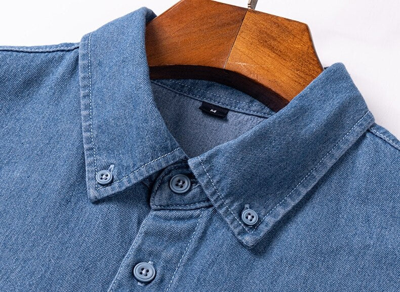 Business Casual Denim Shirt - Antonios