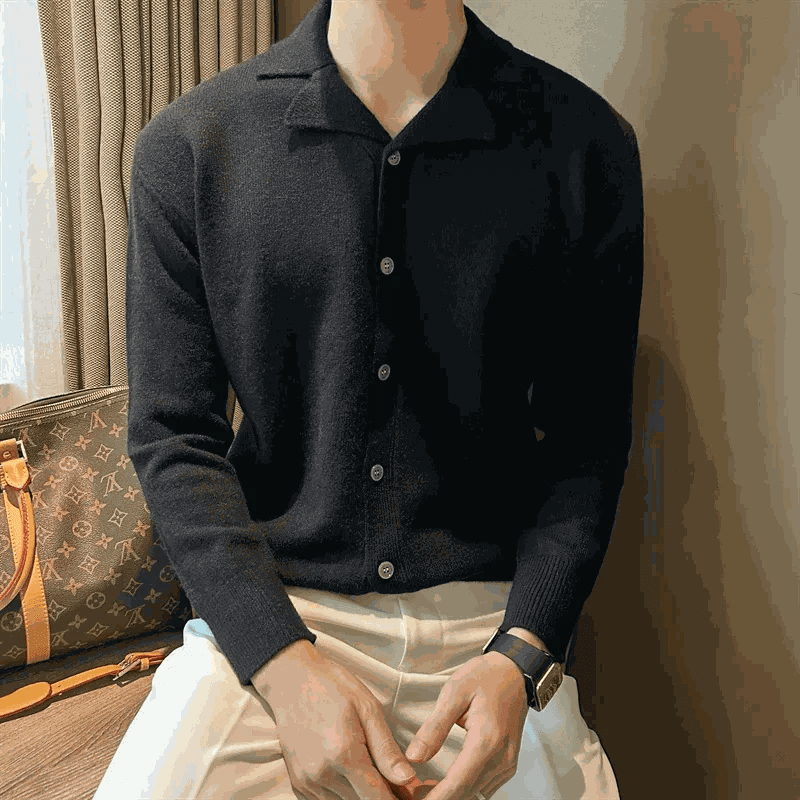 Business casual knitted cardigan - Antonios