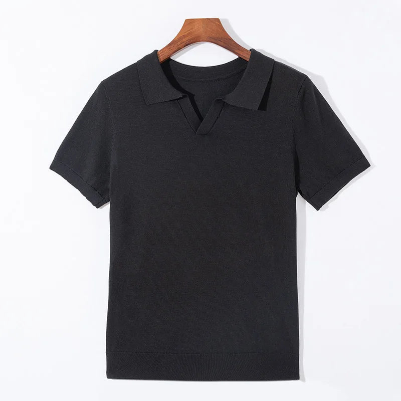 Business casual merino wool t-shirt - Antonios