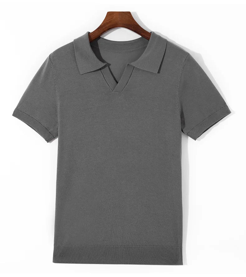 Business casual merino wool t-shirt - Antonios