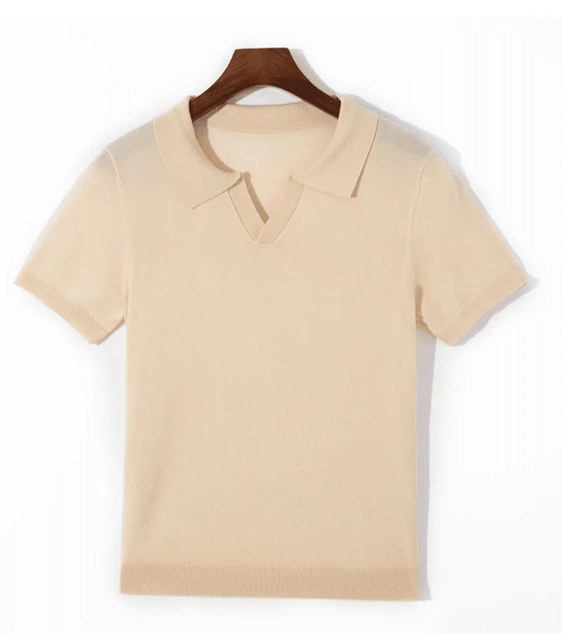 Business casual merino wool t-shirt - Antonios
