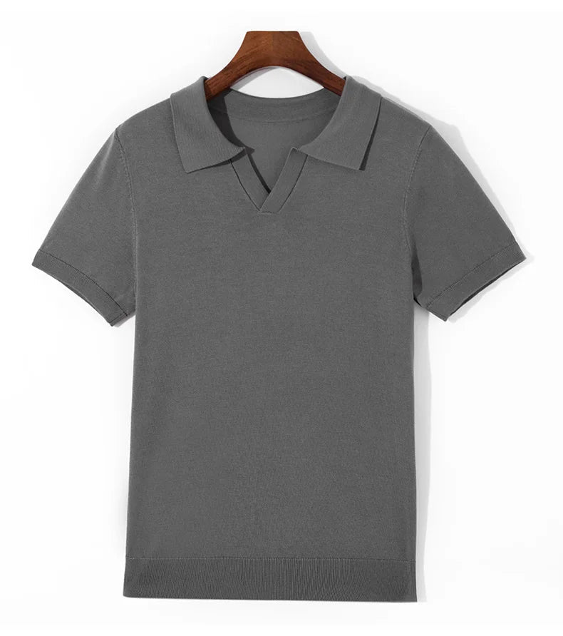 Business casual merino wool t-shirt - Antonios
