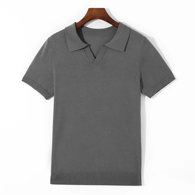 Business casual merino wool t-shirt - Antonios
