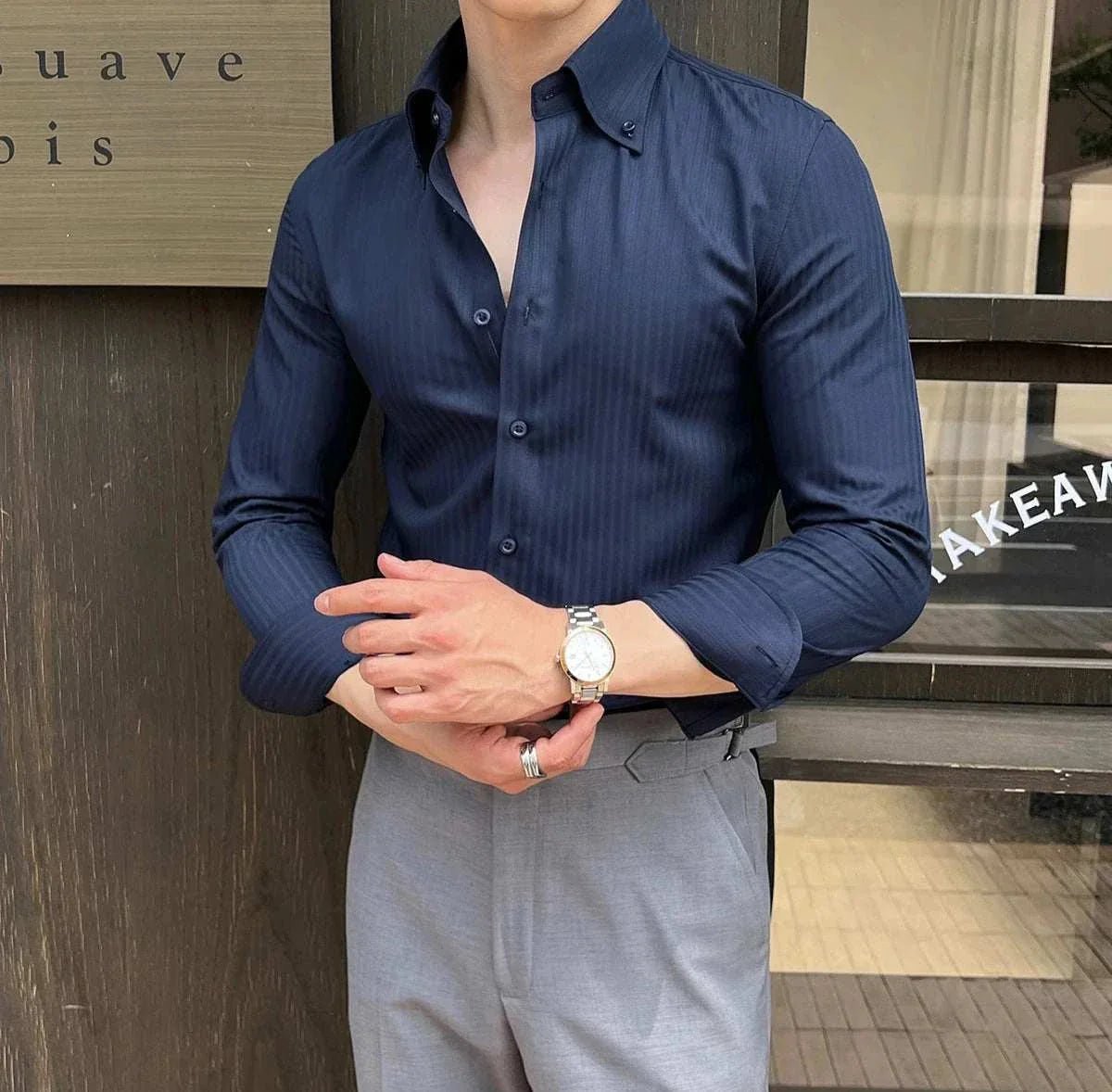 Business casual slim fit shirt - Antonios