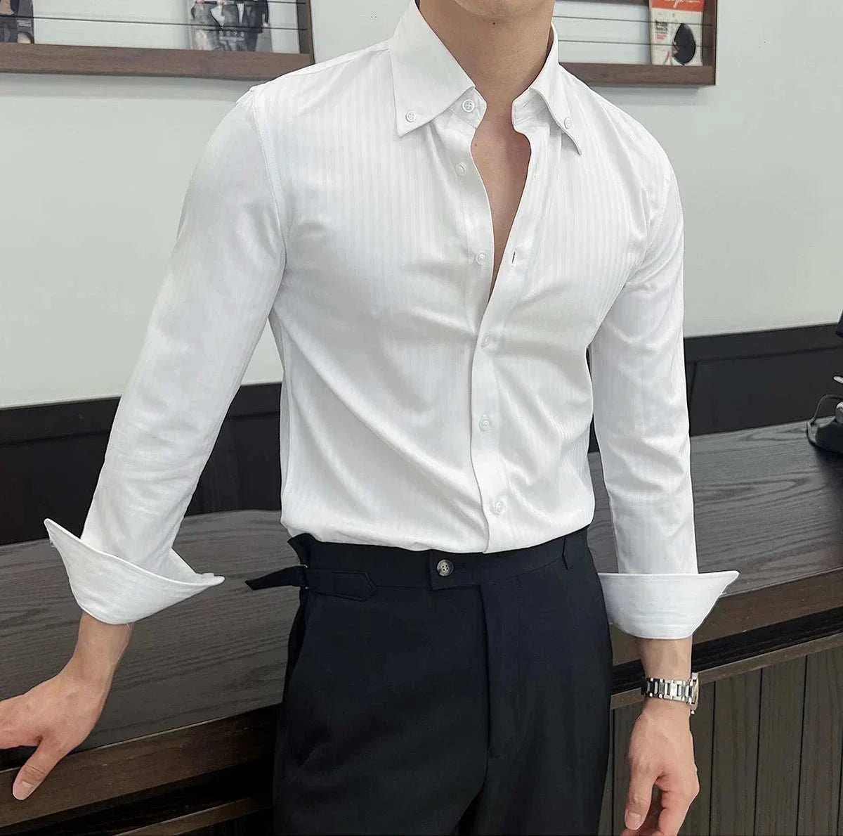 Business casual slim fit shirt - Antonios