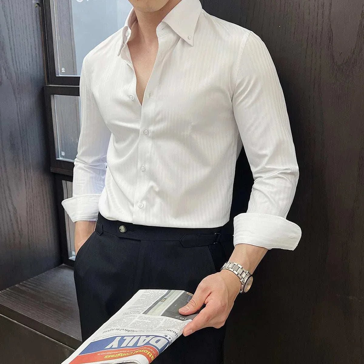 Business casual slim fit shirt - Antonios